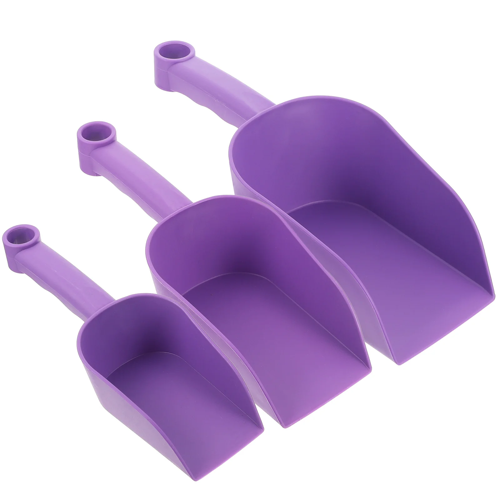 

3 Pcs Gardening Shovel Soil Scoop for Indoor Plants Beach S Manual Small Plastic Shovels Strong Durable Easy to Use
