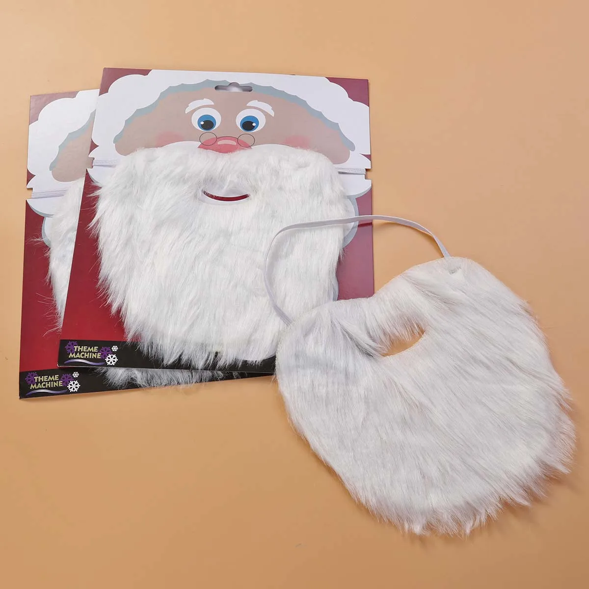 3 pçs branco papai noel barba natal cosplay bigode facial barba festa festival decoração festival mostrar adereços