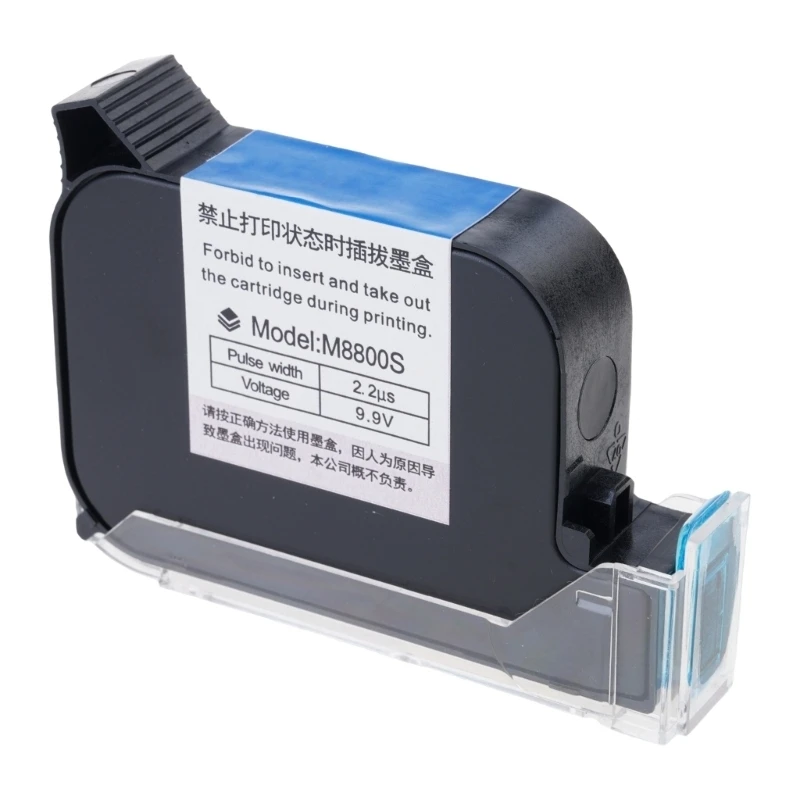 652F M8800S Black Inkjet Cartridge for Not Encrypted Printers Fast Drying on Multiple Surfaces