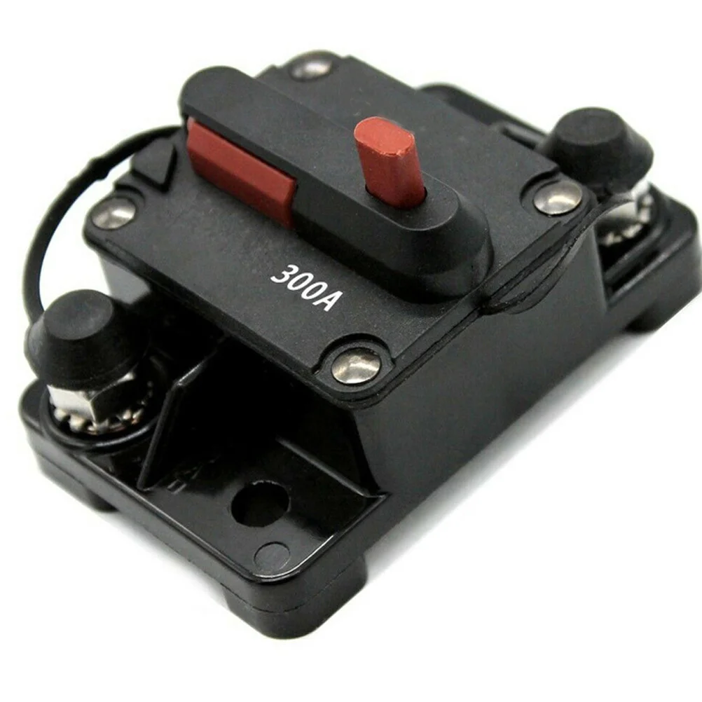 Disyuntor de reinicio automático de 12V-36V 300a, restauración Manual impermeable para coche, camión, Rv, remolque marino, disyuntor de reinicio