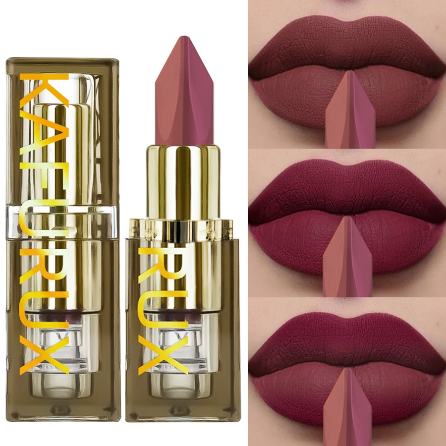 11 Farben, zweifarbiger Lippenstift, Lila, Schwarz, Glitzer, matt, 1 Stück, Lippenstifte, Make-up, einfach zu verwenden, Lippentönung, Make-up, Geschenke, Rot, Schwarz, Kosmetik – Detail 15