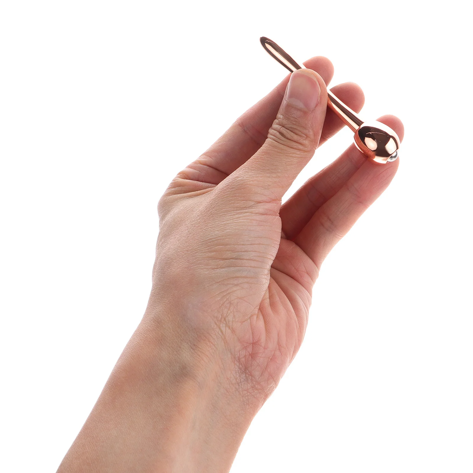 Herramienta aplicadora de crema, masajeador Facial de Metal para levantamiento de arrugas, dispositivo portátil de cuidado de la piel, rodillo para ojos y ojos