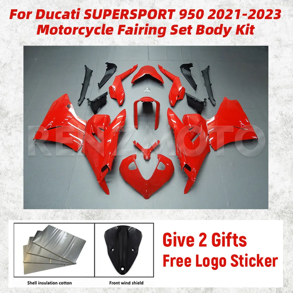 

For Ducati SUPERSPORT 950 2021-2023 Motorcycle Fairings Kit Fit Custom Bodywork Set New ABS Injection Full Mold 101a