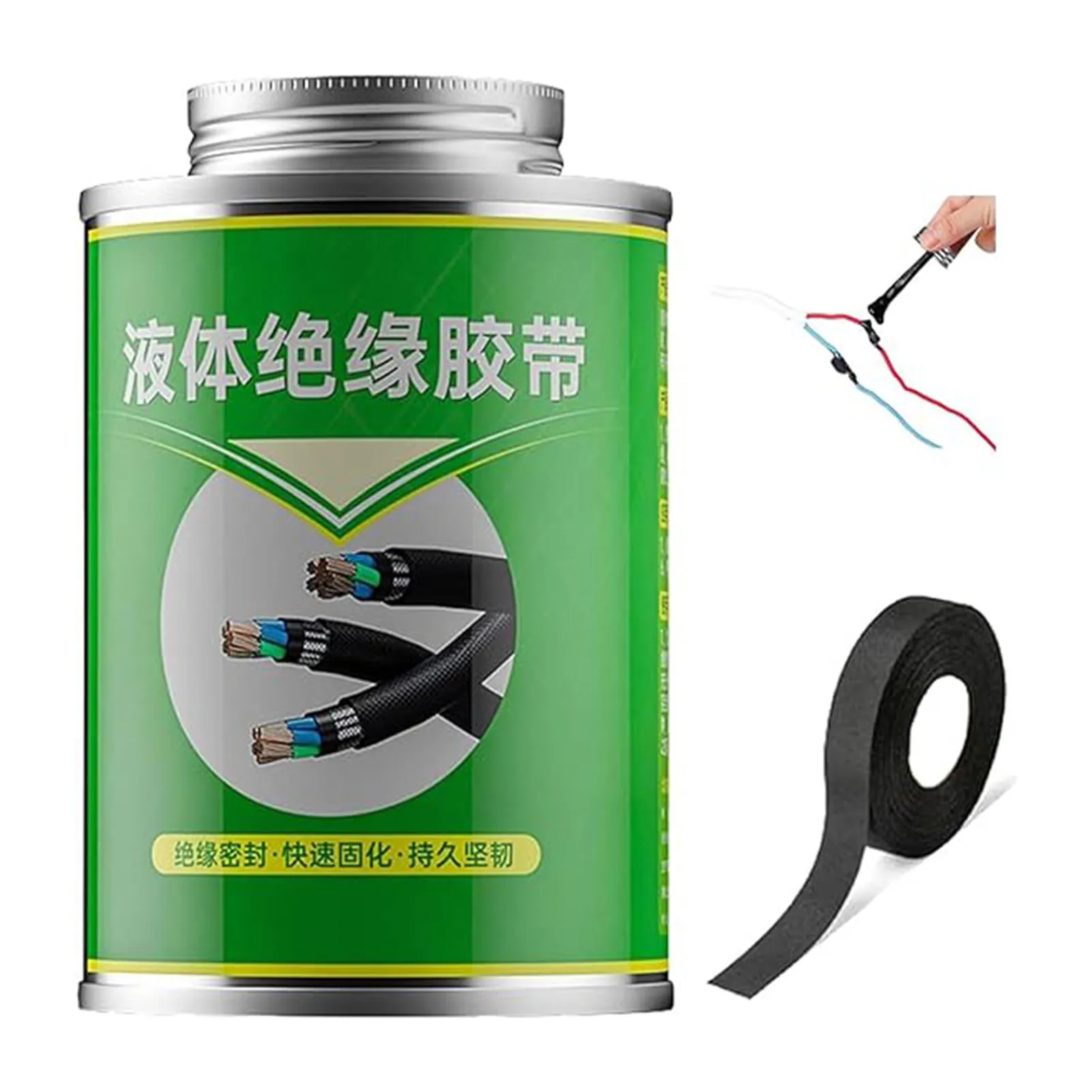 Liquid Insulation Electrical Tape Easy to Apply Fast Dry Tape Electrical Appliances Suitable for Connecting Components