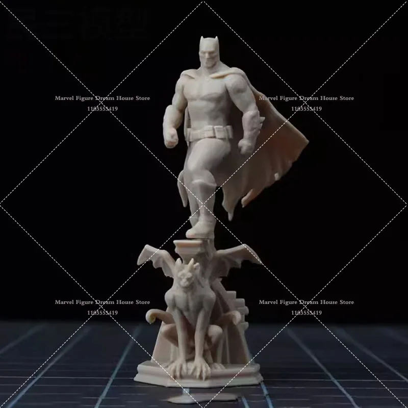 DIY Un-panited 1/64 1/43 Miniature Scene Doll White Model DC Batman Riddler Ben Affleck Two-Face Penguin Bell Action Figure