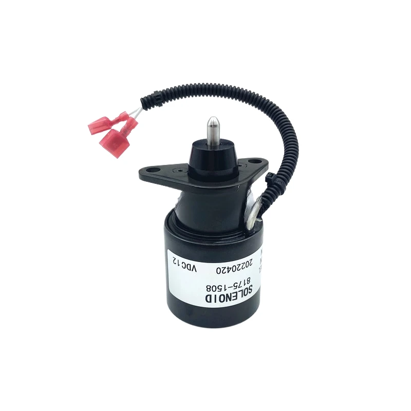 

For Diesel Generator Flameout Solenoid Valve 8175-1508 Shutdown Flameout Switch Oil Cut-off Valve 12v Excavator Accessories