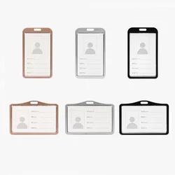 Aluminium Alloy Employee Name ID Card Cover Metal Work Identity Badge ID Business Case Credit Card Holder Wallet Case