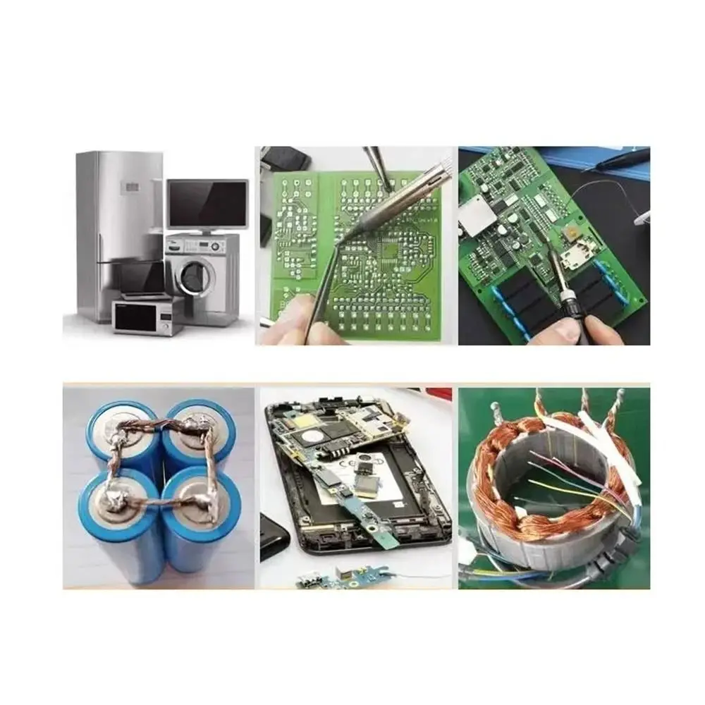 Fluxo de solda sem chumbo para eletrônicos, fácil de soldar, reparar pasta de solda, SMD, PCB, LED