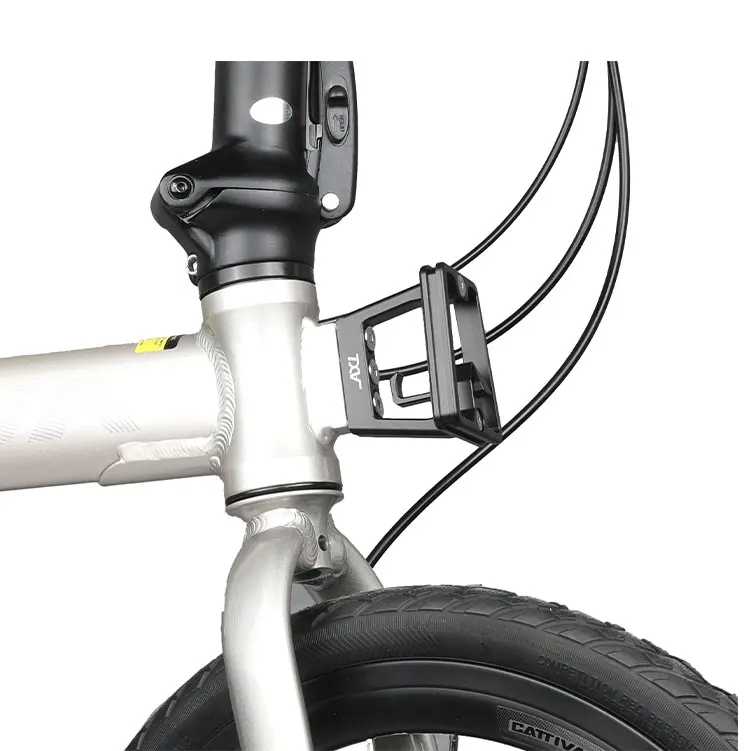 AXI Faltrad-Vordertasche Erhöhter Sockel Aluminiumlegierung Vorderradträger-Adapter Erhöhung für Dahon Brompton Faltrad – Detail 30
