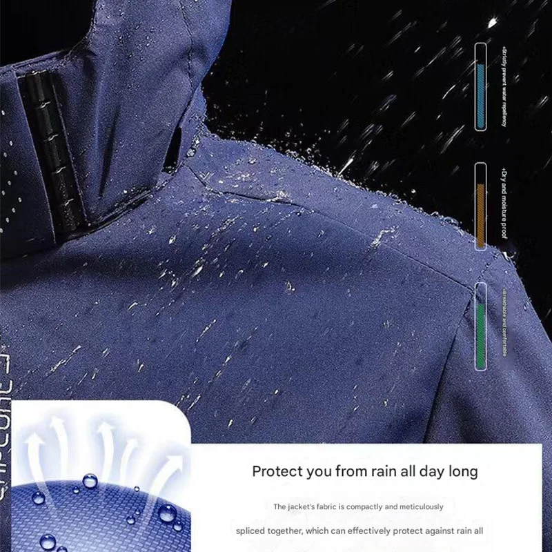 Otoño marca deportes al aire libre Rushsuit imprimir su logotipo chaqueta delgada Casual chaqueta delgada al aire libre con capucha para hombres y mujeres LS-6266