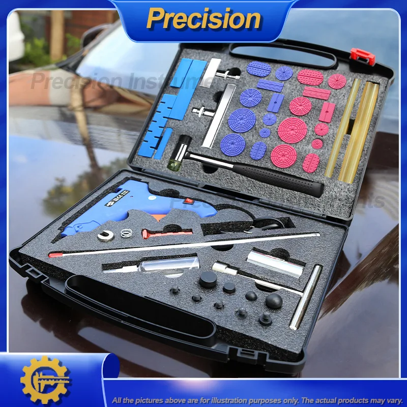 2026 Manual Dent Repair Tool Kit with Portable Toolbox Auto Body Puller for Sheet Metal Restoration