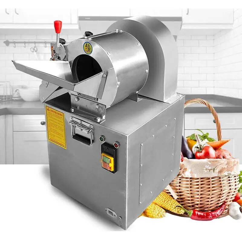 1.5kw Full-Automatic Vegetable Cutting machine Commercial Sweet Potato Ginger Electric Slicer