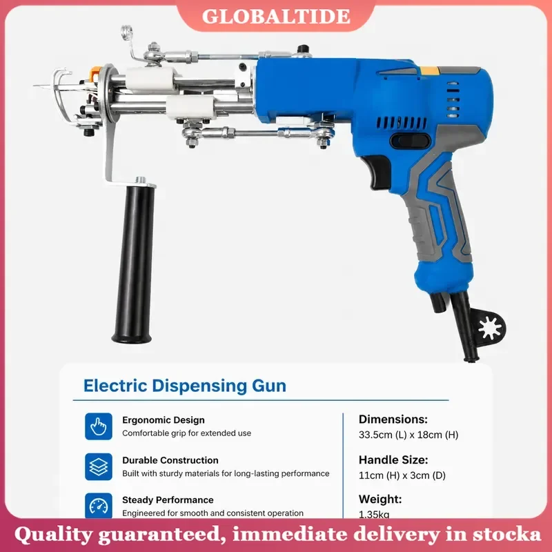 Brushless Tufting Gun 2 in 1 Carpet Tufting Machine Cut Pile Loop Pile DIY Rug Making Tool Electric Tufter for Carpet