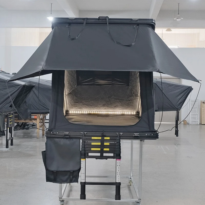 

Aluminum shell triangular roof tent Car tent Aluminum shell triangular roof tent