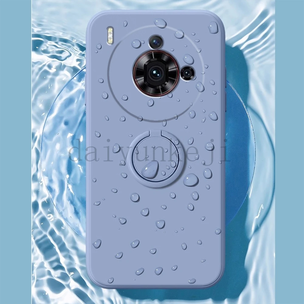 Phone Case For ZTE Nubia Z50SPRO Z50 Z50S PRO Silicone Case Shockproof Soft Cover With Holder Bracket Funda Strap