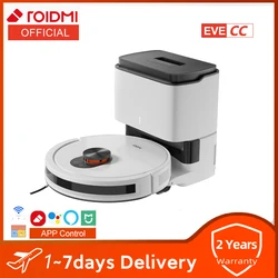 ROIDMI-Aspirateur Robot EVE CC avec Collecteur de Poussière Intelligent, 4000Pa, pour le Contrôle à Domicile, Assistant Google Alexa