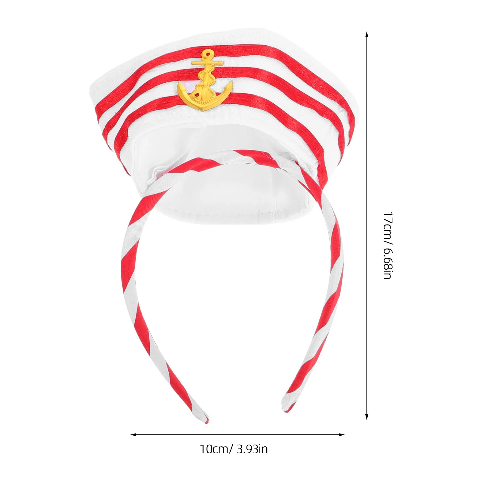 2 قطعة قبعة الكابتن Headbands بحار البحرية البحرية تأثيري زي حفلة هالوين مهرجان الشعر الأطواق اكسسوارات البحرية قبعة Headbands