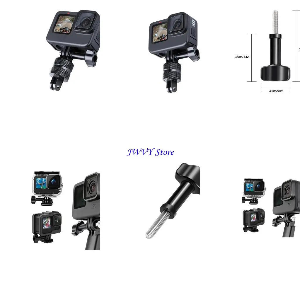 

573A Long Thumbscrew Thumb Screw for Accessories Monopod Handhold Mount