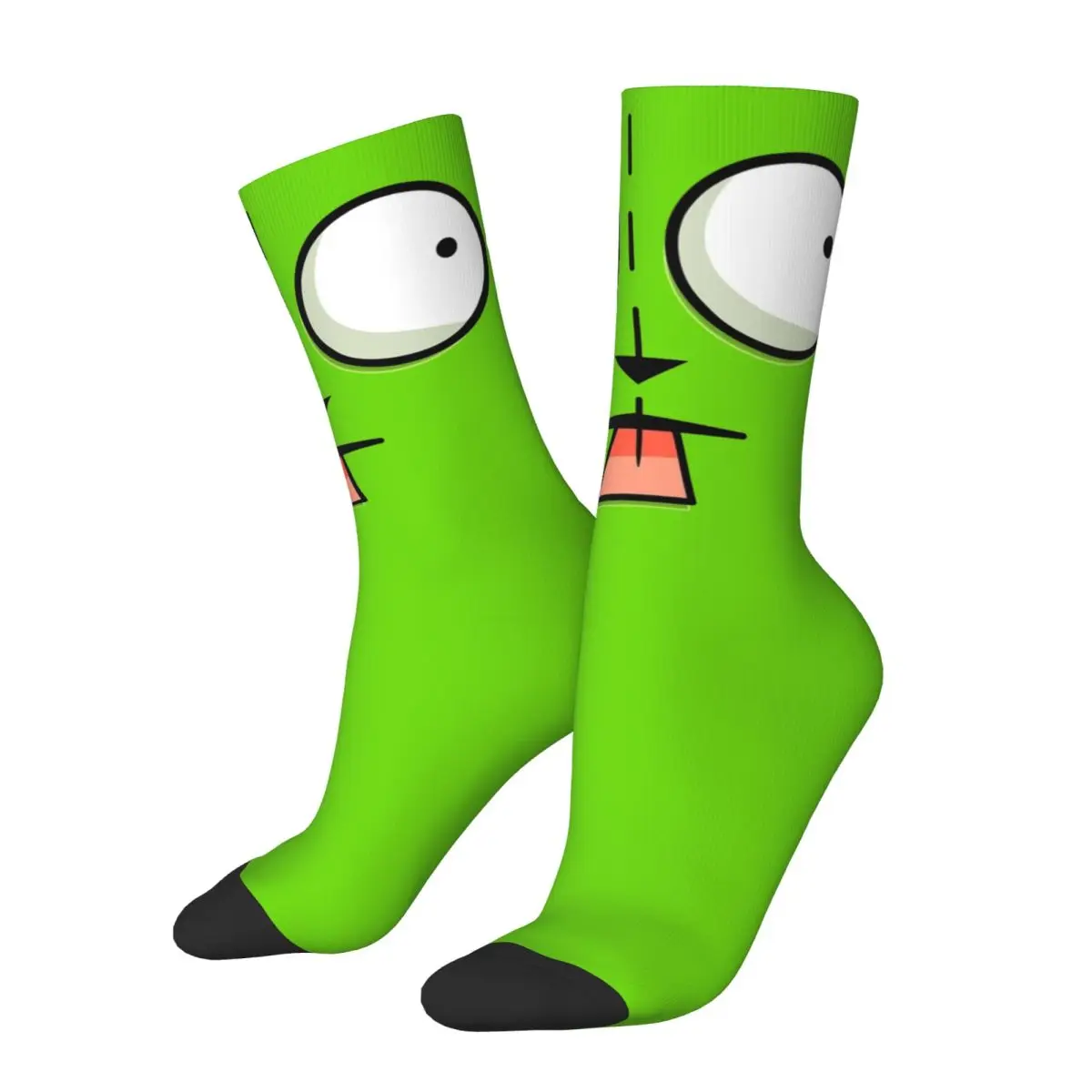 Gir Face Invaders Zims Cartoon Anime Socks Merchandise For Men Women Cozy Socks Comfortable Best Gift Idea