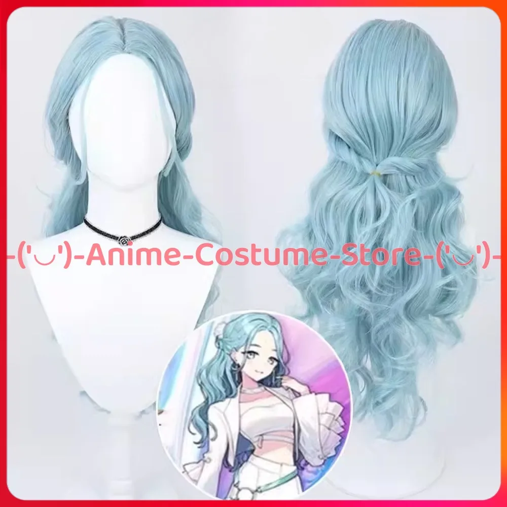 

Project Sekai Hinosame Shizuku Collab Косплей Парик Аниме Персонаж Хэллоуин Карнавальный костюм для вечеринки Парики Синтетические волосы