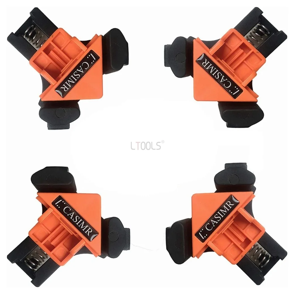 Woodworking Angle Clamp Tool Set 60/90/120 Degrees Fixer Photo Frame Picture Frame Clamp Home Tools Punching Installer Hand Tool