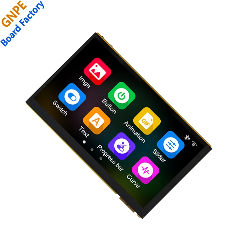 لوحة تطوير ESP32 P4 شاشة 7 بوصة شاشة لمس 7 بوصة على متن ESP32-C6/منفذ الكاميرا/منفذ مكبر الصوت
