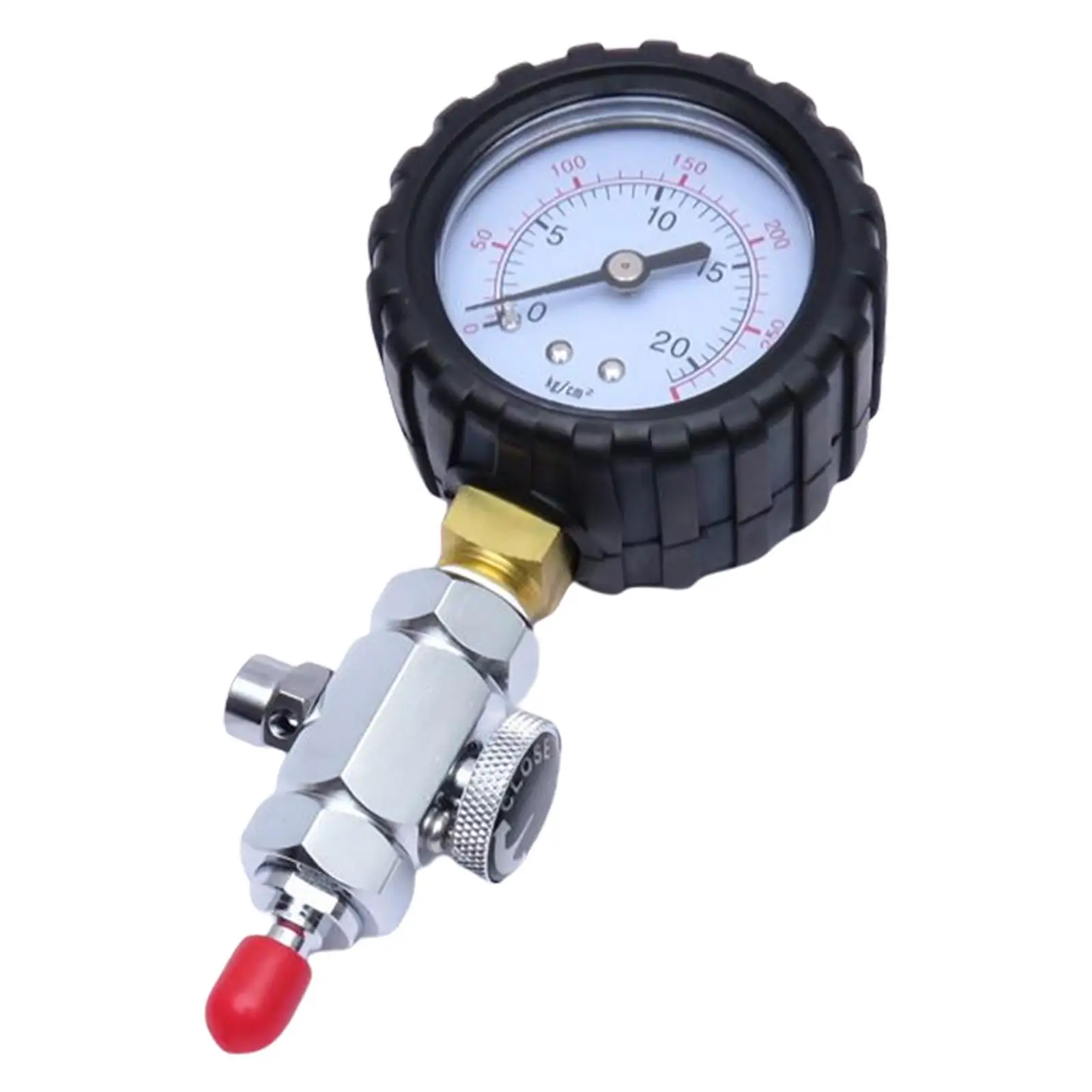 

First Stage Intermediate Pressure Gauge Checker Scuba Dive 300 PSI Tank Pressure Gauge Regulator Digital Low Replacement