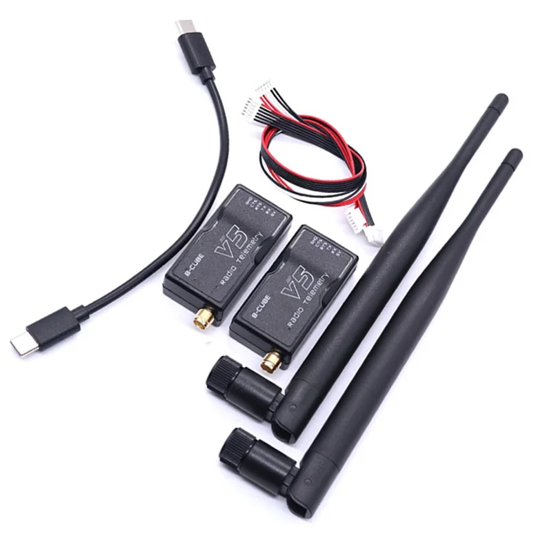 

3DR Radio V5 Telemetry 433Mhz 915Mhz 100MW/500MW Air and Ground Data Transmit Module with OTG cables for APM 2.8 /Pixhawk 2.4.8
