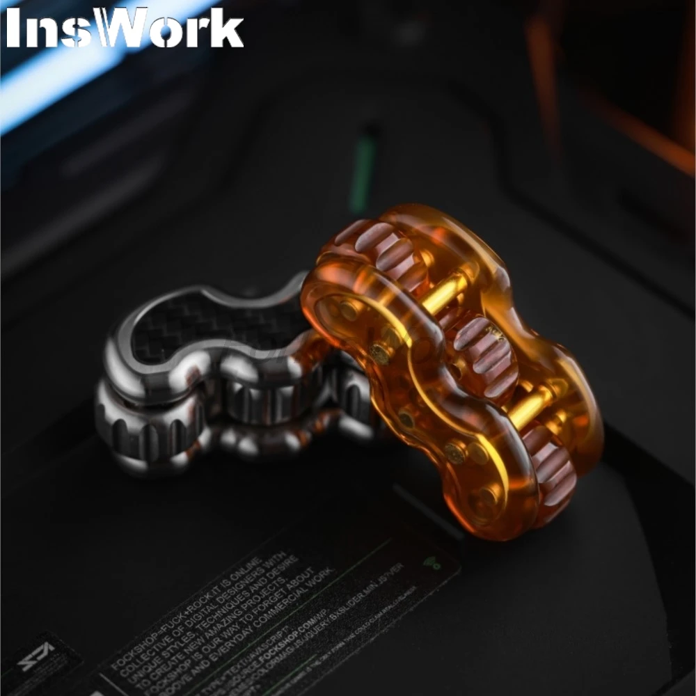 ROGUE Mechanical Paragraph Push Slider Hand Fidget Metal Fidget Autismo Accesorios Anxiety And Stress Relief