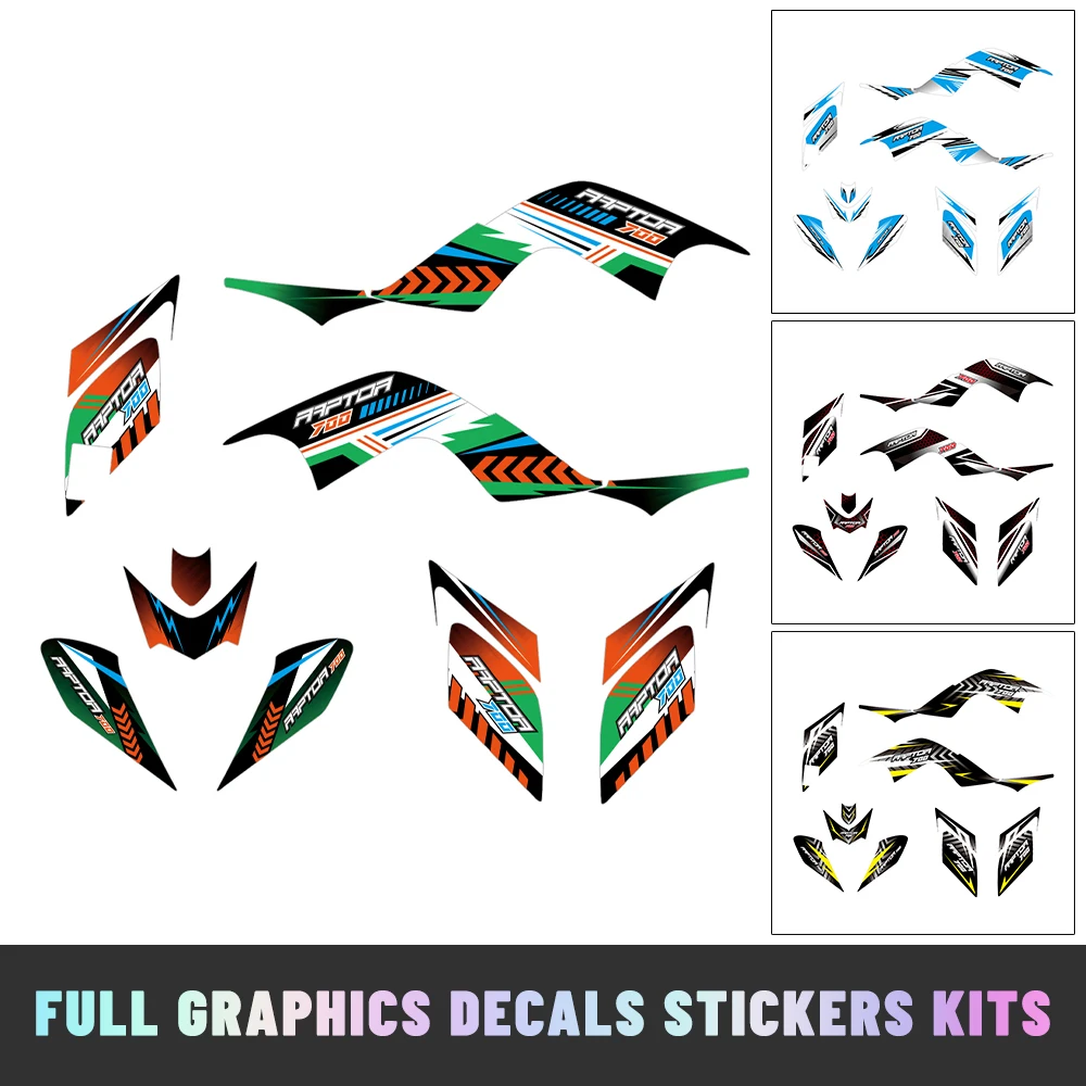 

Полный графический фон для квадроцикла, набор наклеек, подходит для Yamaha Raptor 700 YFM 700 2006-2012 2007 2008 2009 2010 2011