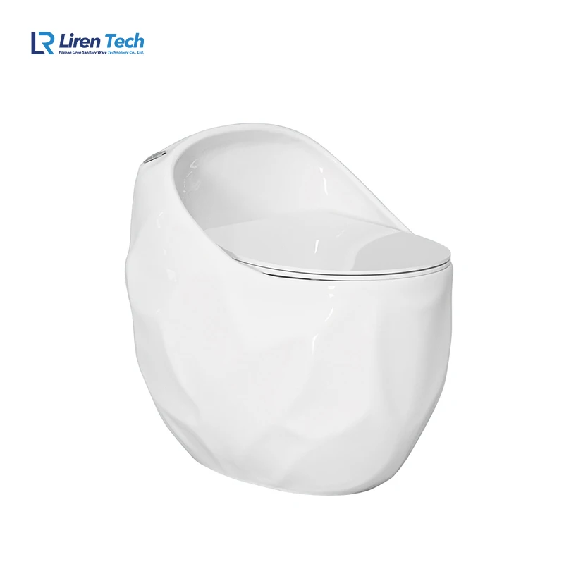 Modern Design Double Siphonic Ceramic Floor-Mounted Wc Toilets Set Elegant P-Trap Wholesale Inodoros With Elegant P-Trap