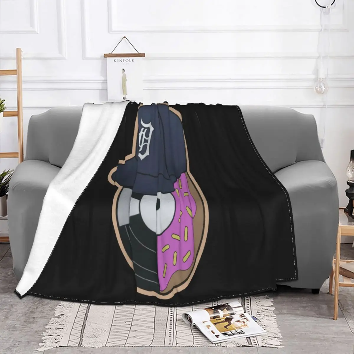 New Popular J Dilla Donuts Rap Hip Hop Album Mens Size S 3Xl Kawaii Goth Hip Hop Men Great Quality Throw Blanket