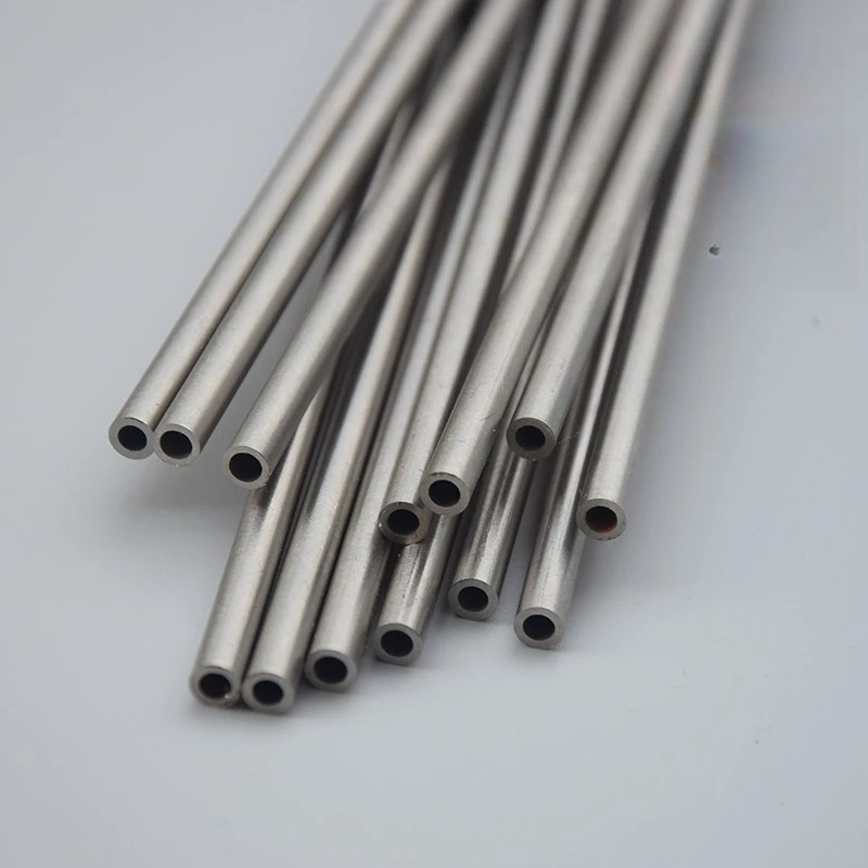 2Pcs 304 Stainless Steel Capillary Tube OD 6-8.5mm Wall Thick 0.2-2mm Length 495mm