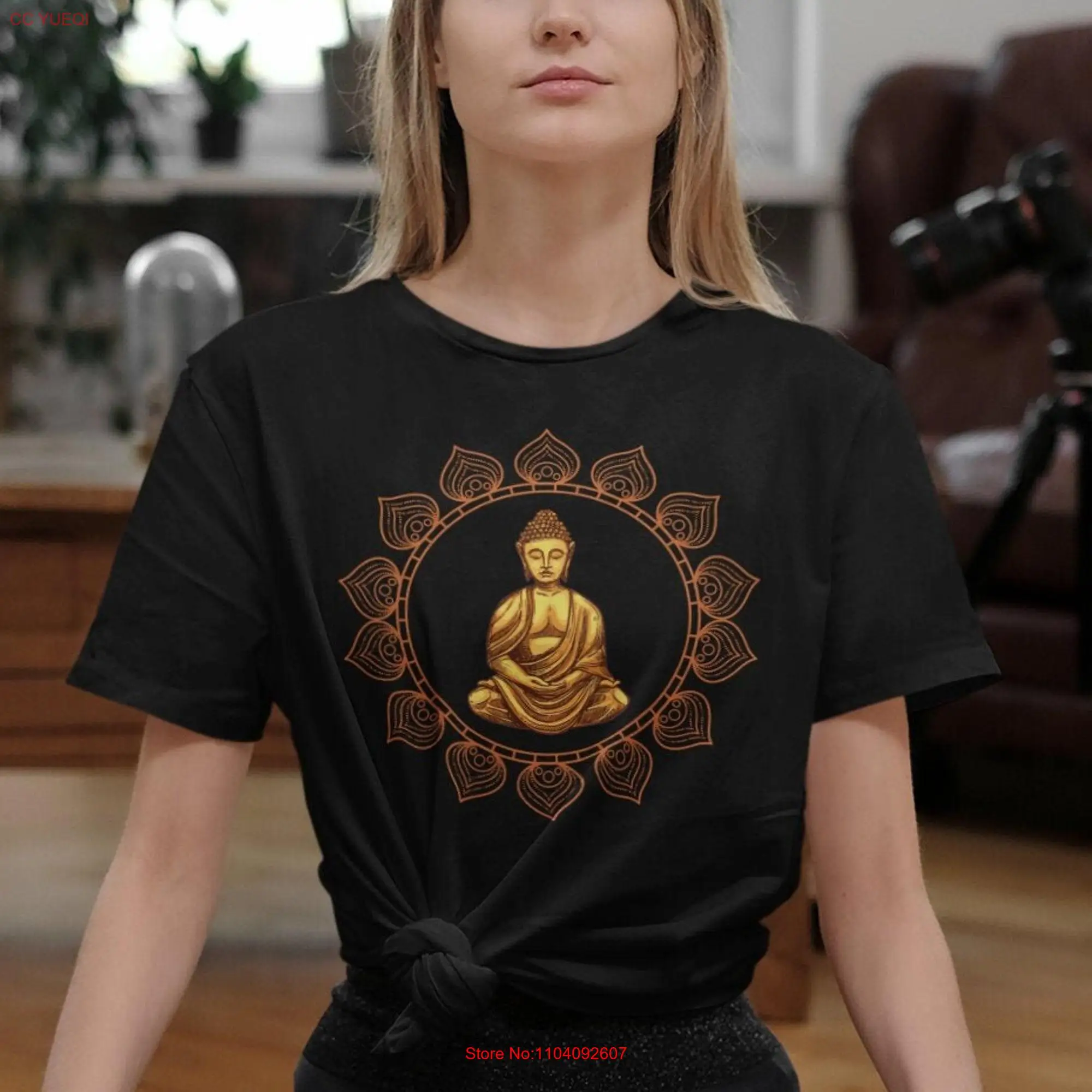 Yoga Chakra T Shirt Namaste Meditation Buddha Mandala Sacred geometry long or short sleeves