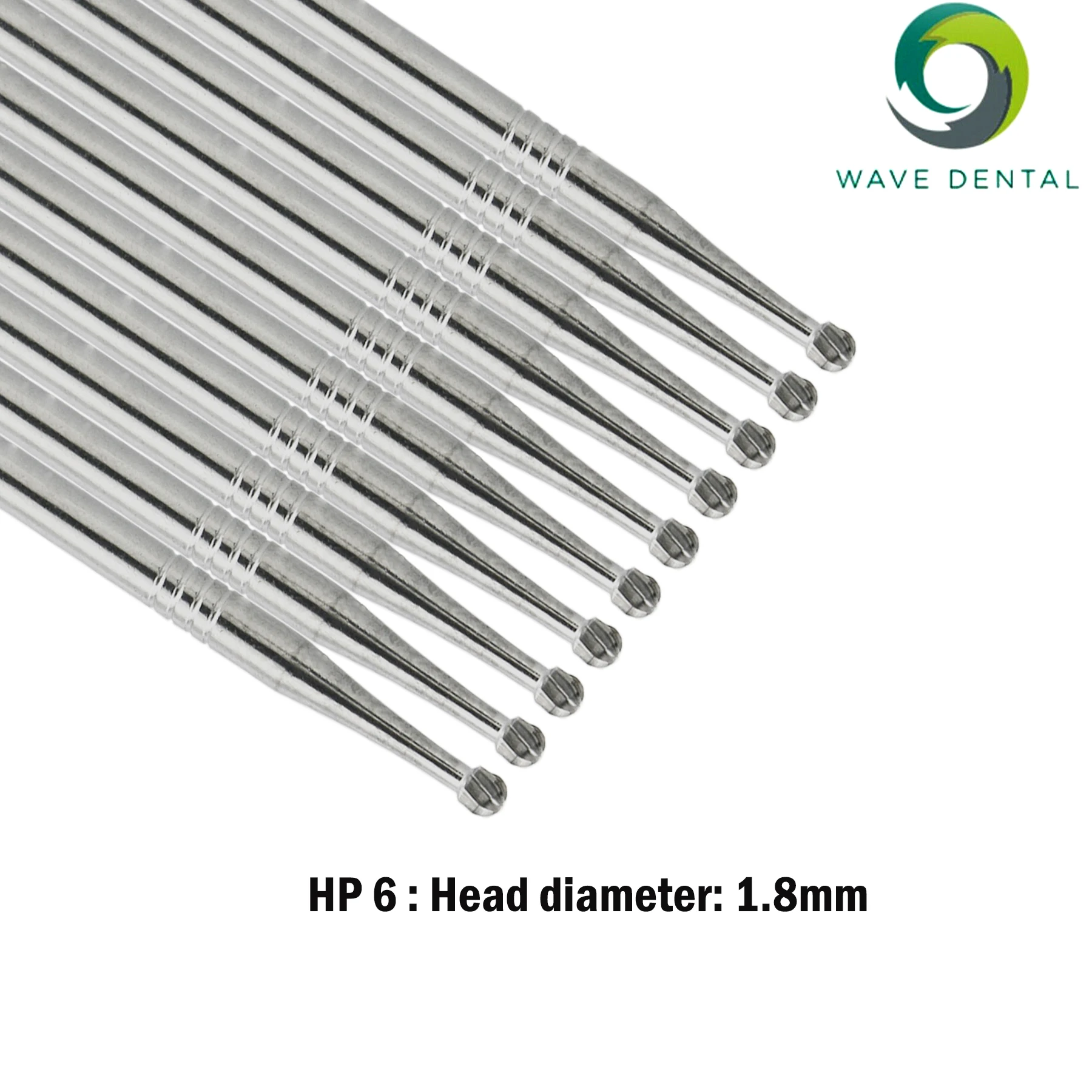 

WAVE Dental Tungsten Carbide Burs Fit Low Speed Handpiece Straight Nose Cone HP6