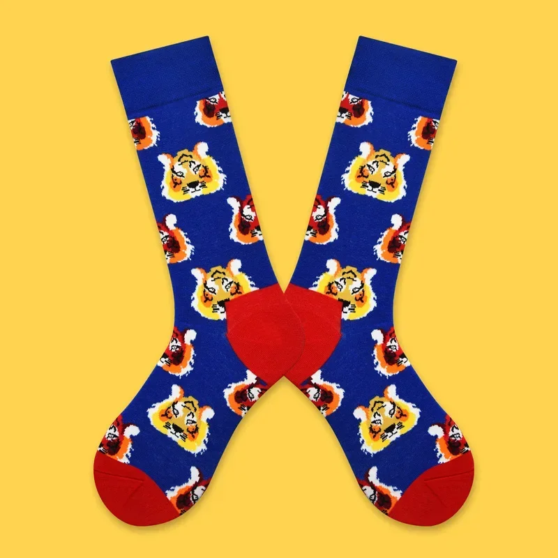 Funny Men Women Fashion Harajuku Fruit Socks Lovely Art WithCartoon Fruit Tide Brand Couple Socks  designer socks