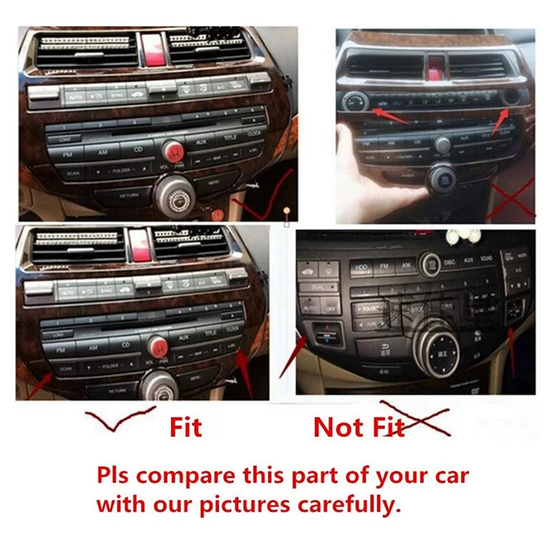 Uns Version Auto Dashboard Rahmen Mitte Abdeckung Styling Konsole Für Honda Accord 2008-2012 Instrument Panel
