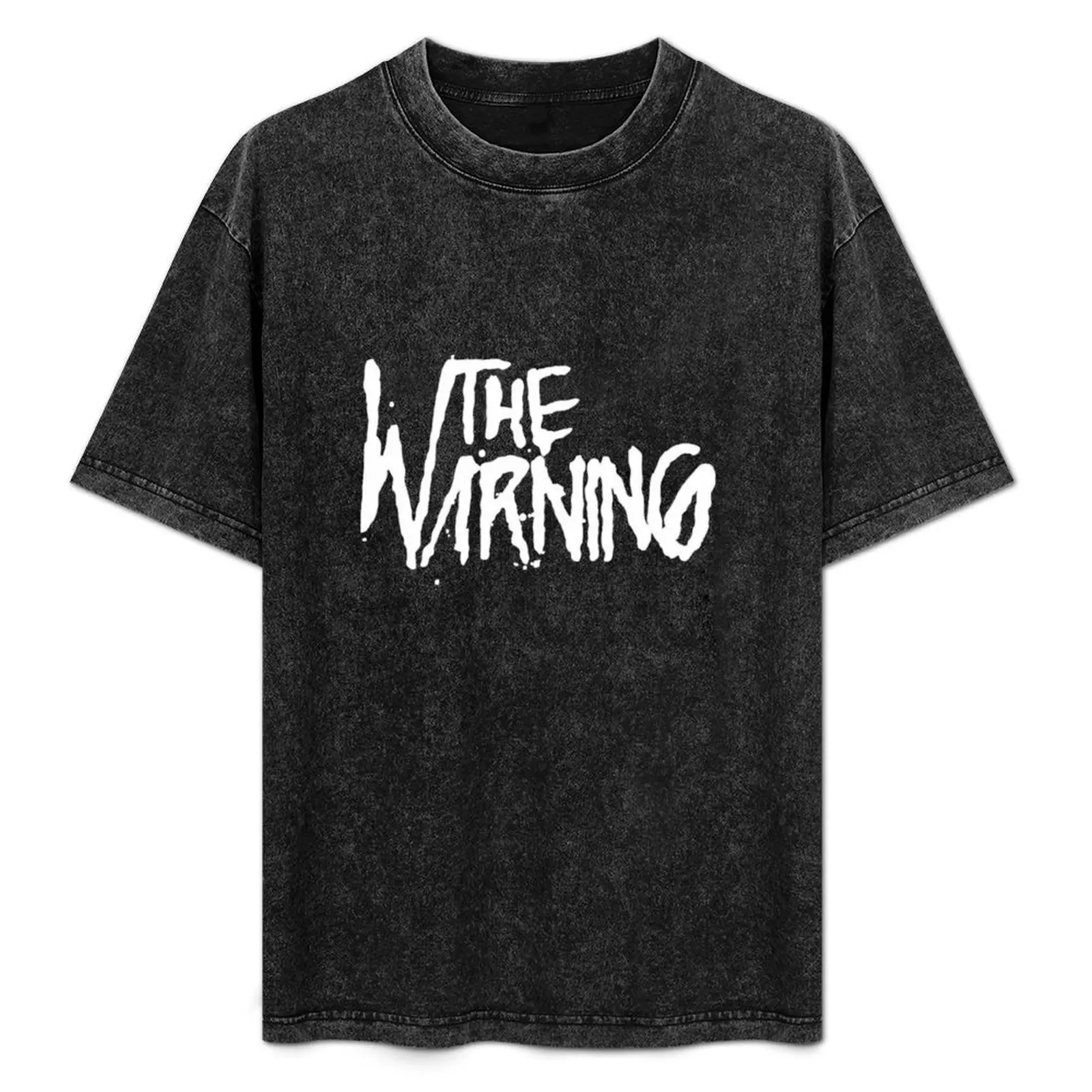 

BEST SELLER - The Warning Band T-Shirt Relaxed Fit Casual Short Sleeve Top