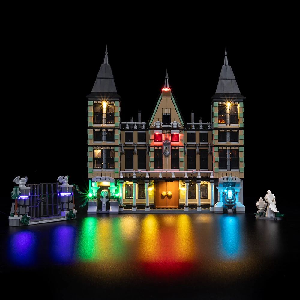 

Комплект светодиодного освещения без модели, подходящий для LEGO Harry Potter Malfoy Manor 76453 (кроме строительных блоков)