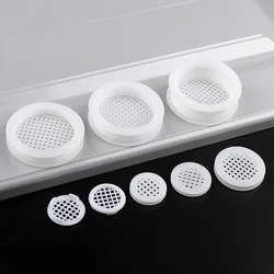 20pcs Furniture plastic air vent cover Kitchen cabinet Shoe cabinet Air mesh moisture proof vent Double white closet air vent