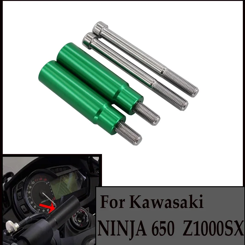 

For Kawasaki Navigation GPS Handlebar Bracket Support Extension Z1000SX NINJA650 NINJA1000 Ninja H2SX GTR1400
