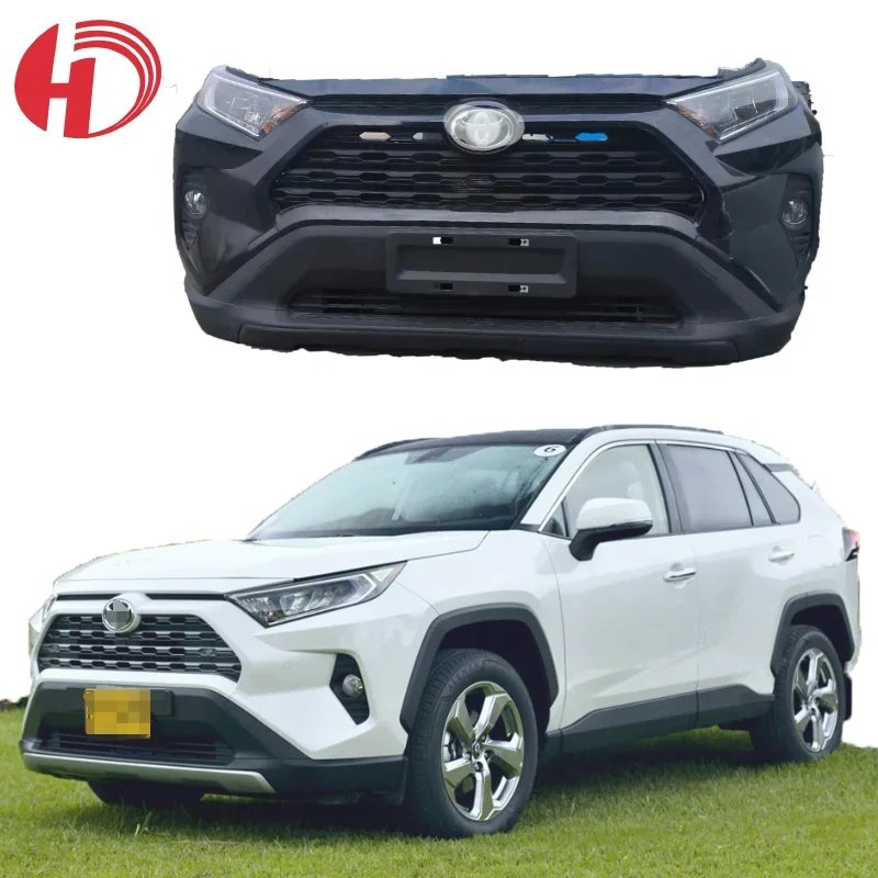 

Front Center Upper Lower Grille Assembly Bumper Cover Grille For Toyota Rav4 2019 2020 2021 531120r120 531130r090