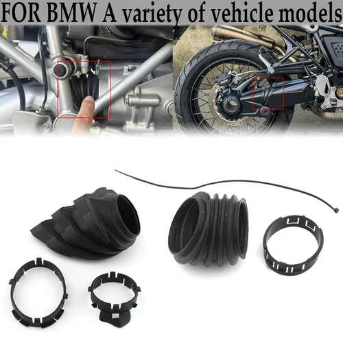 Para BMW HP2 Megamoto R nineT Scrambler R1200GS Adventure R RT S ST R900RT SF cubierta antipolvo para transmisión de eje de motocicleta antes y