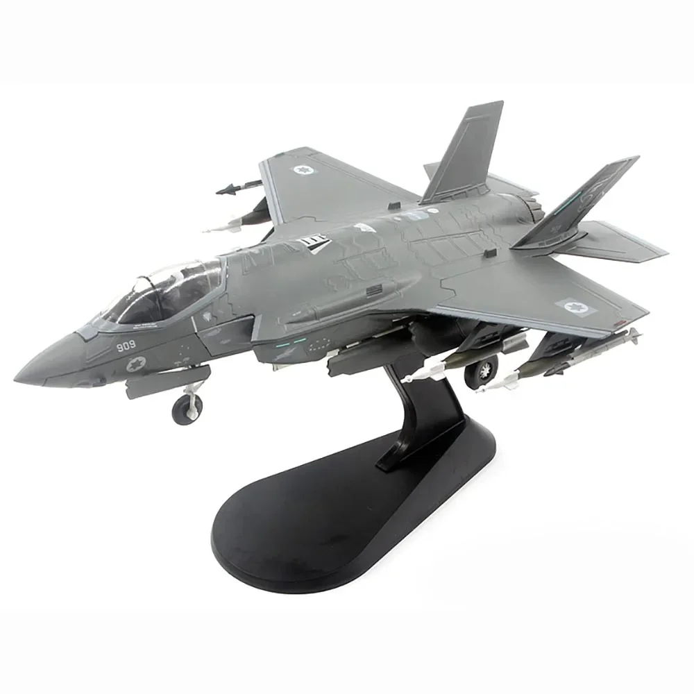 Diecast WLTK Sunburn Air Force F-35I Fighter 116th Squadron 909 Alloy F35 Aircraft Model 1/72 Scale Finished Gift Toy