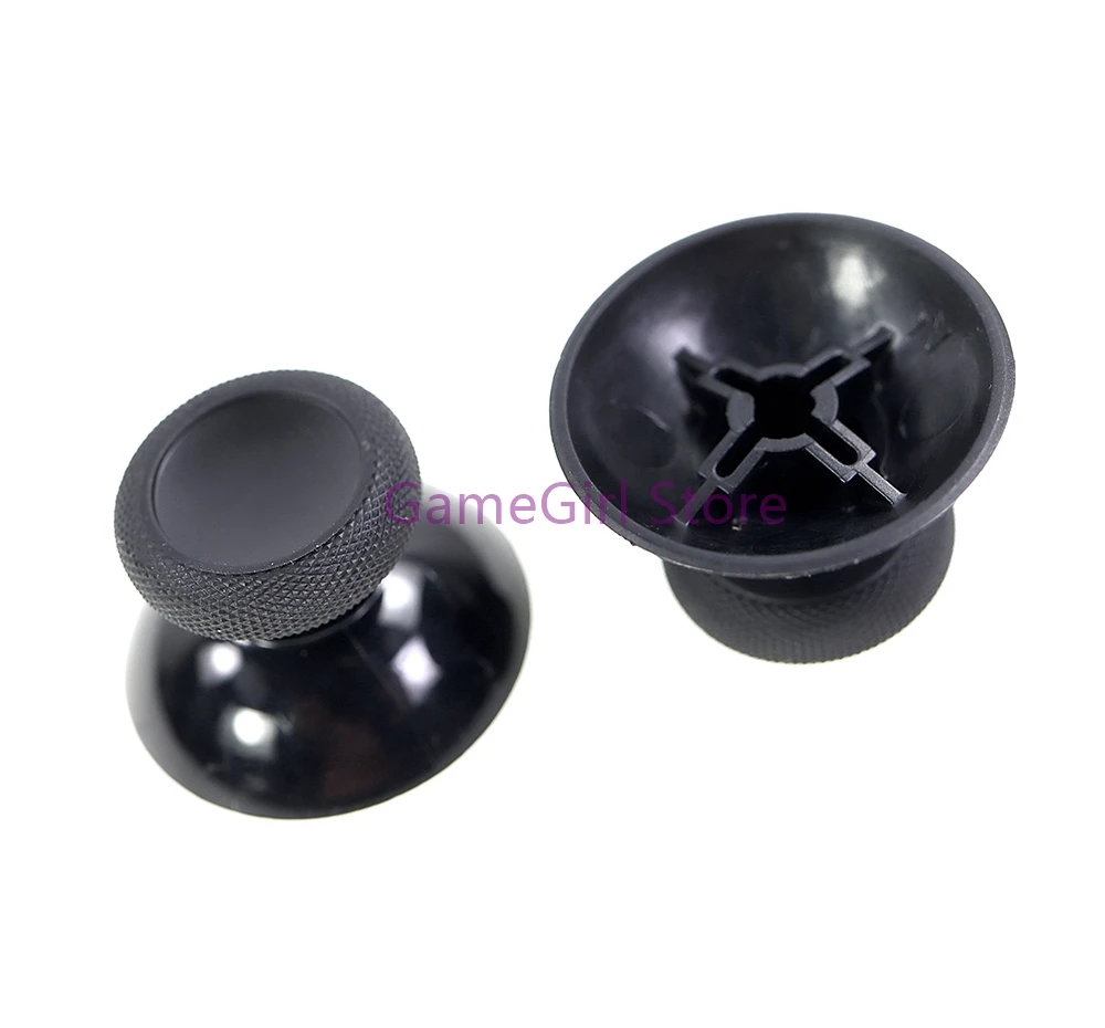 2pcs Black Original 3D Analog Joystick Mushroom Cap for XBOXONE Xbox One Slim S X Controller Replacement