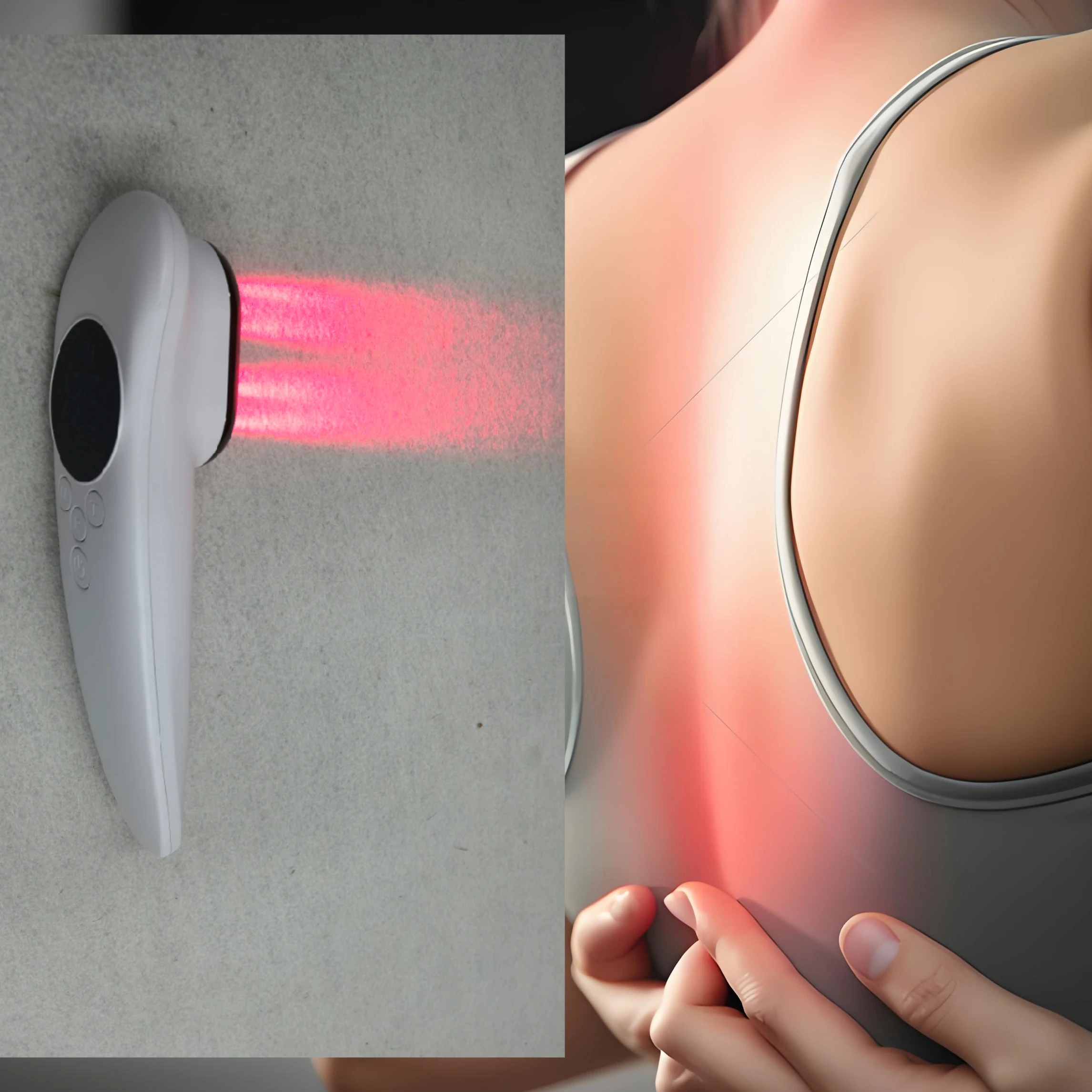 

650nmx14+808nmx3 Red Infrared Light Therapy Device For Back Pain Relief Red Knee Joint Pet Neck