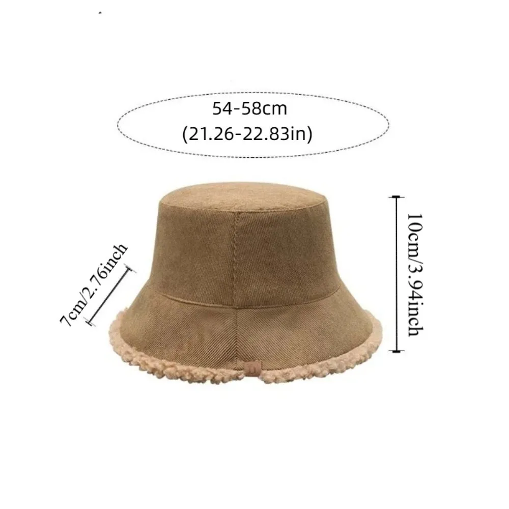 عادية صوف الضأن قبعة بحافة الحماية من الشمس مزدوجة الوجهين يرتدي القبعات النسائية الشتاء بسيطة رشاقته الدافئة لون نقي قبعات دافئة