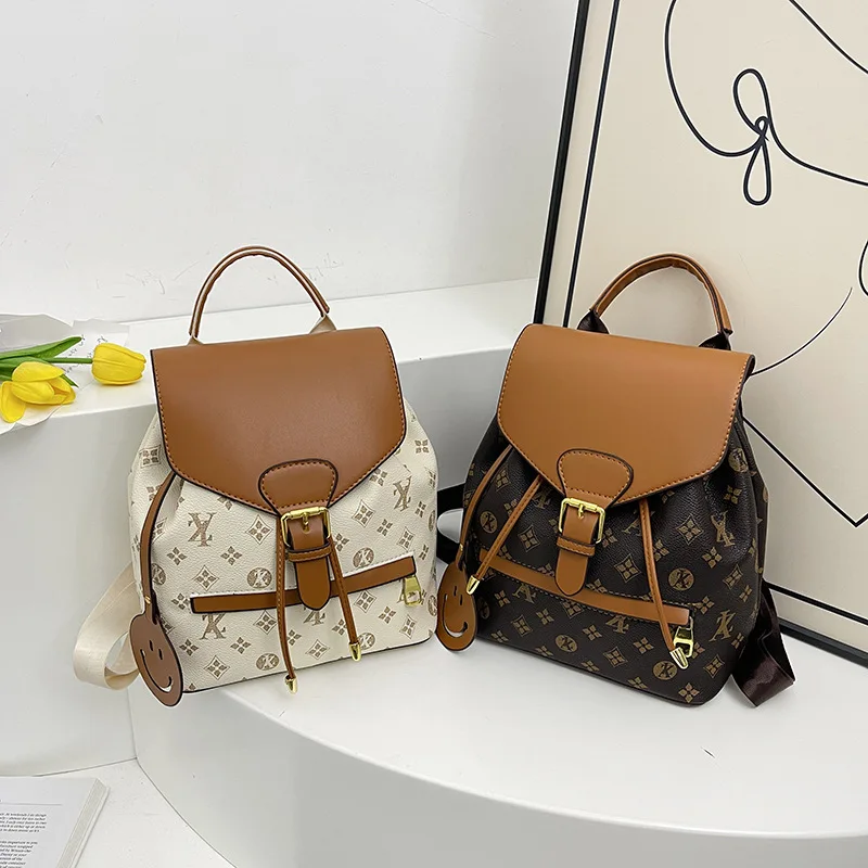 

Большой женский рюкзак — сумка через плечо и через плечо, дорожная и рабочая сумочка, стильный дизайнерский рюкзак, повседневное и повседневное использование ‌