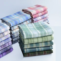 High Quality Cotton Linen Plaid Stripe Fabric For Handmade Hometextile Fabric Cloth Sofa Curtain Bag Cushion Tablecloth Material