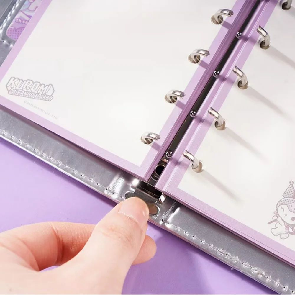 本物のサンリオ クロミ ルーズリーフ ノート かわいい学生向け 精巧な漫画プランナー 学校文房具 女の子の誕生日プレゼント